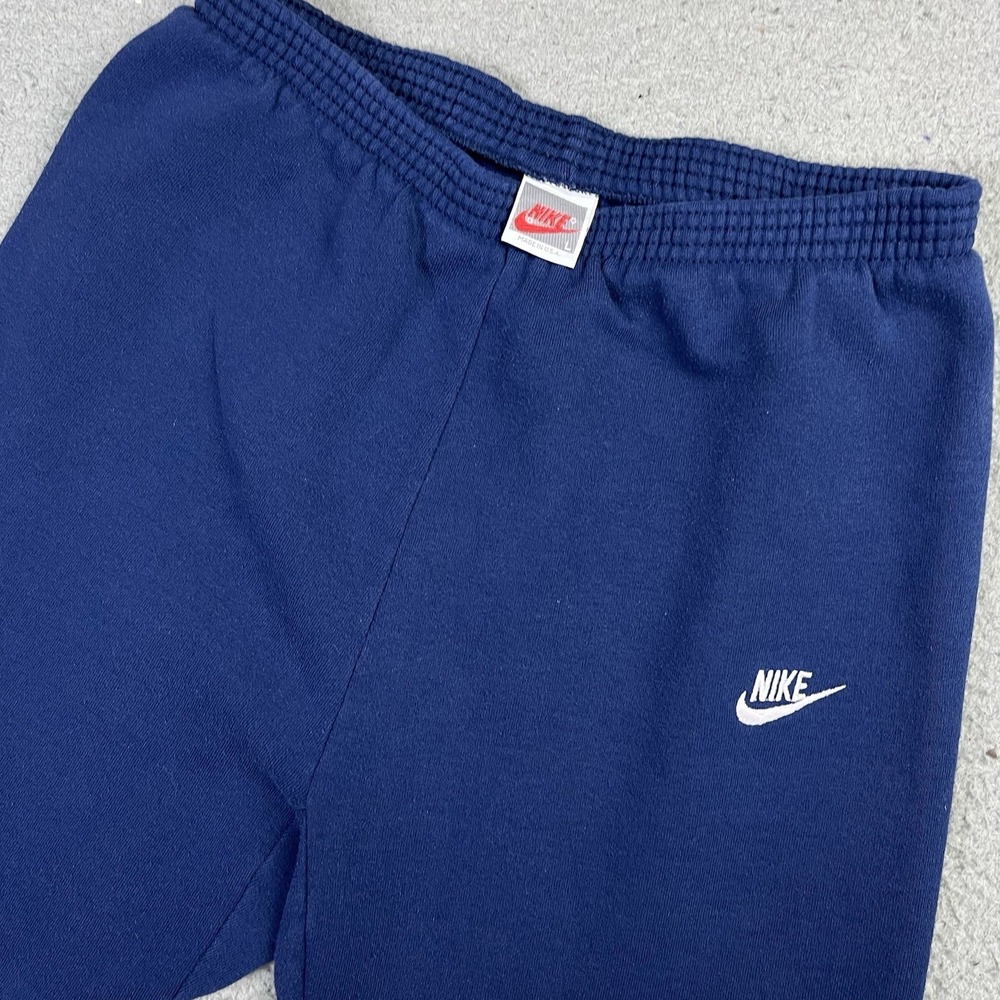 Vintage 90s Nike Track‎ Sweat Pants Joggers Blue Large Made In USA